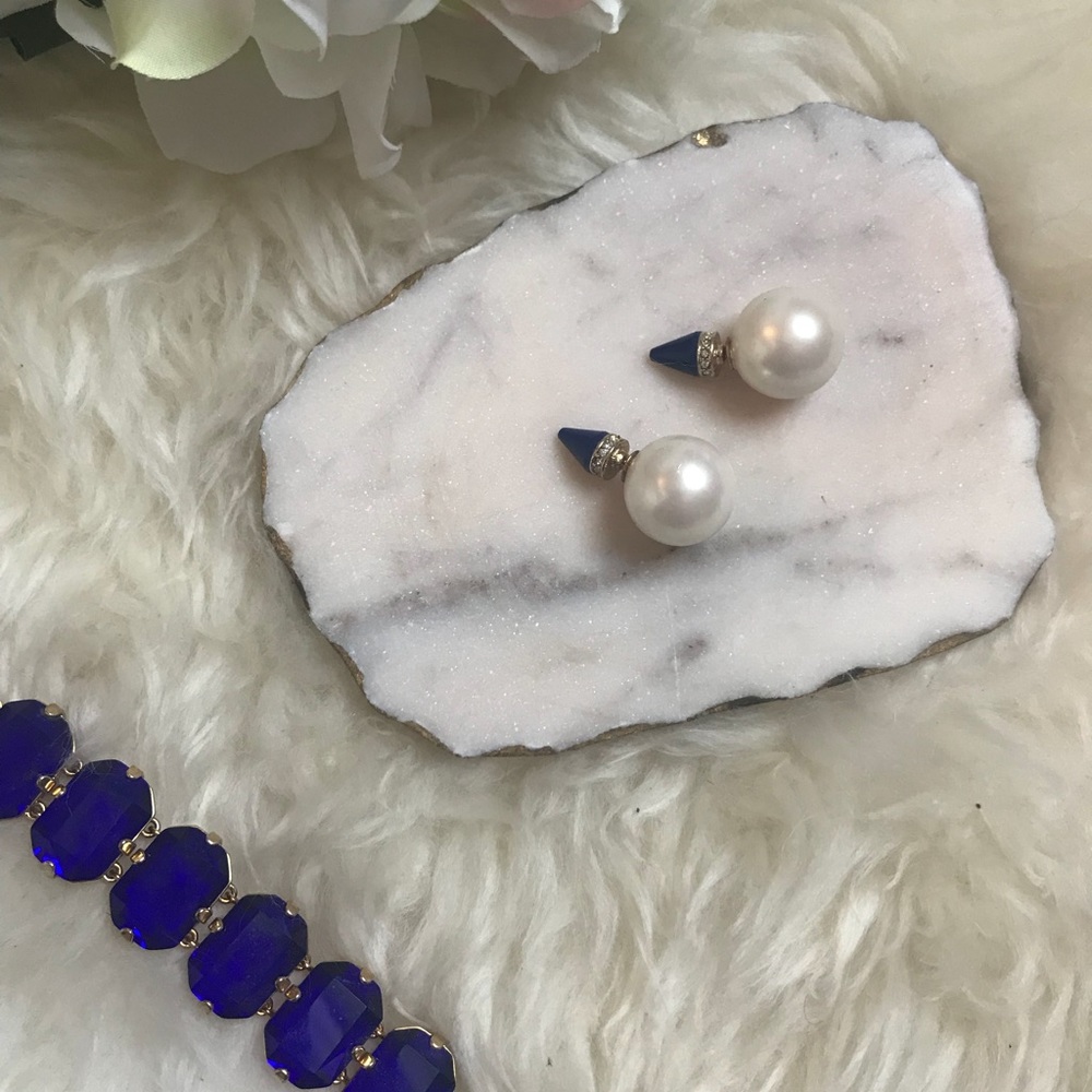 Pearl and Spike Front/Back Studs